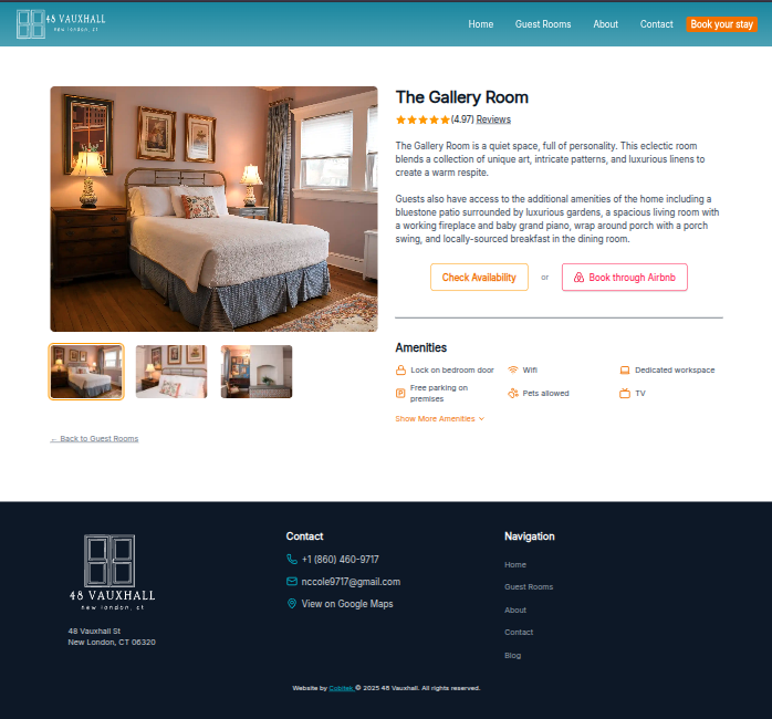 48 Vauxhall website desktop view